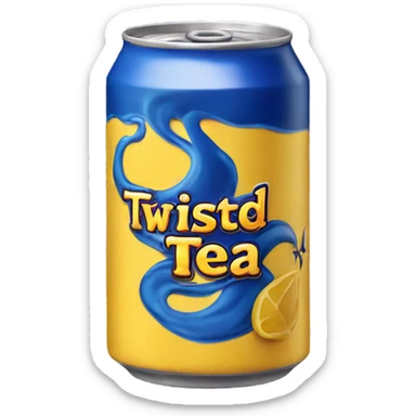 twisted tea can sticker