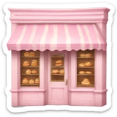 Light pink boulangerie  sticker