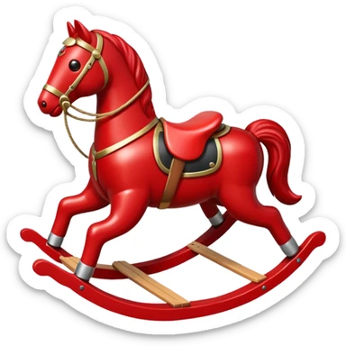 red Rocking Horse sticker