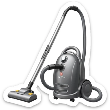 Vacuum cleaner sticker