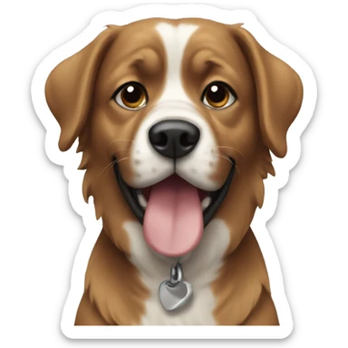 dog saying abigail sticker