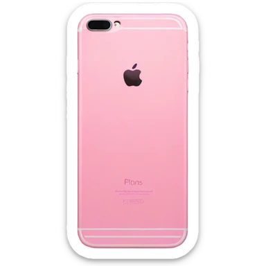 iPhone 16 plus in pink colour sticker
