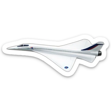 Concorde plane sticker
