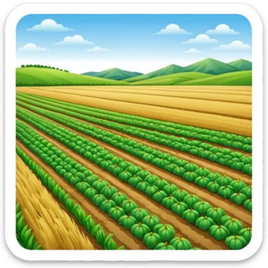 agricultural field sticker