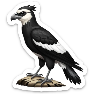 Collingwood magpie standing on wext coast eagle sticker