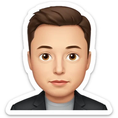 elon musk sticker