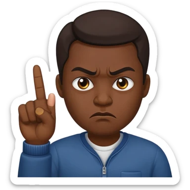 😒🖕🏿 sticker