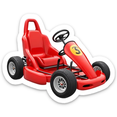 Go kart sticker