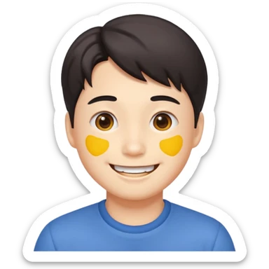 Cute emoji of jin wo sung sticker
