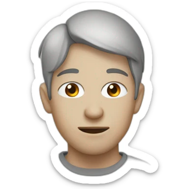 Echa humo cabeza sticker