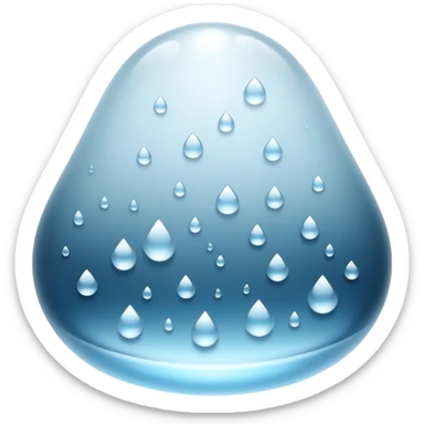 a close-up of a glass surface covered with small water droplets and light fog, as if from steam or humidity — some droplets sliding down slowly — soft reflections and blurred transparency give a realistic misty look — clean, glossy design with gentle lighting sticker