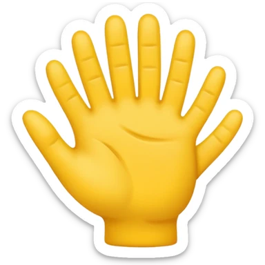 Hand imogi  sticker