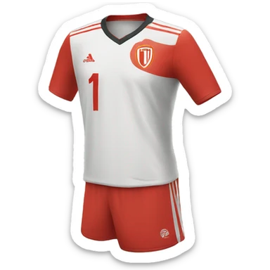  Red soccer jersey number 11 sticker