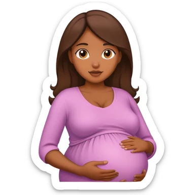 pregnant sticker