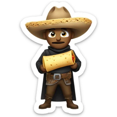 Burrito Bandit sticker
