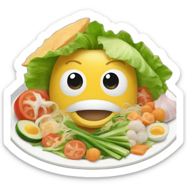 gado gado indonesia sticker