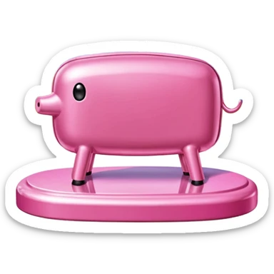  SPAM meat jeff koons style sculpture art french landscape  sticker
