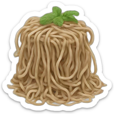 buckwheat soba noodles sticker