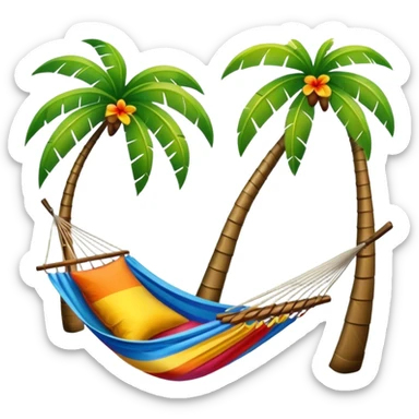 Puerto Rico hammock palm tree sticker