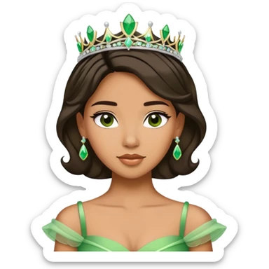 Tiana Disney princess sticker