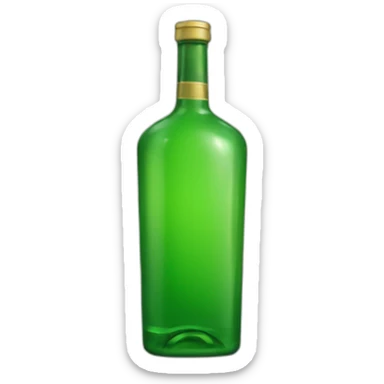 Green liquor sticker