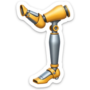 Mechanical leg sticker