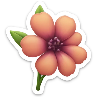 Flower sticker