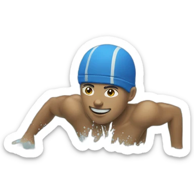 Natation sticker