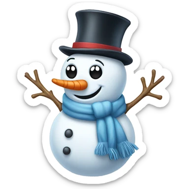frosty the snowman sticker
