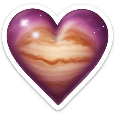 Heart Jupiter  sticker