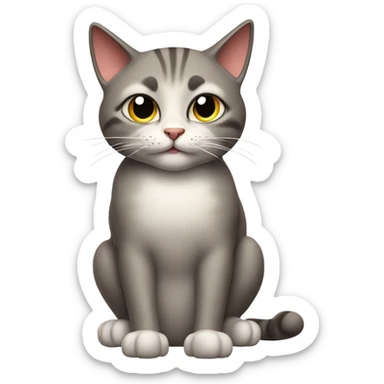 Stupid fucking cat sticker