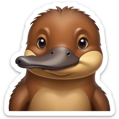 Cute platypus ￼ sticker