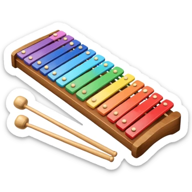 Xylophone instrument sticker