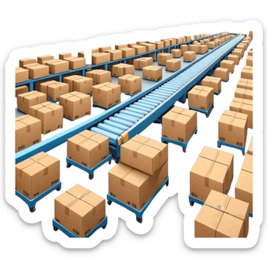 goods sorting centers sticker