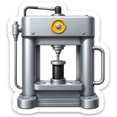mac os icon hydraulic press machine sticker