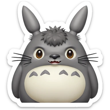 Totoro from studio Ghibli  sticker