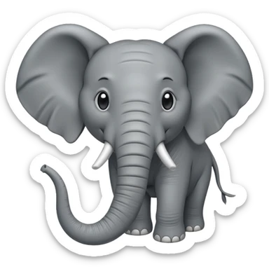 Trompa de elefante sticker
