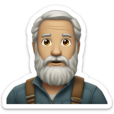 Une barbe à papa sticker
