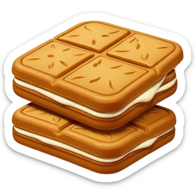 biscoff brand sticker