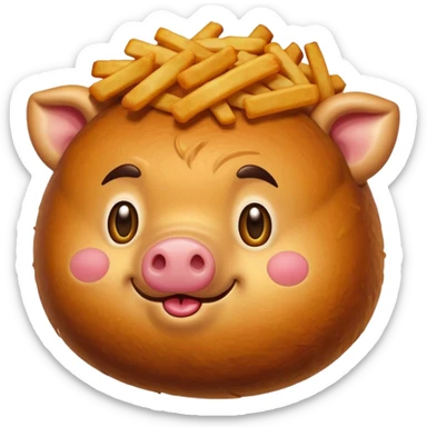 fried pork sticker