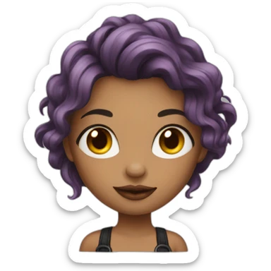 femme avec tatouages sticker