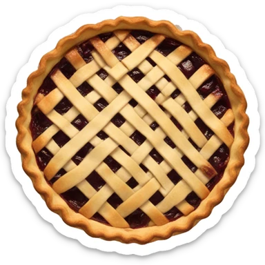 Pie sticker