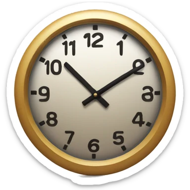 clock sticker