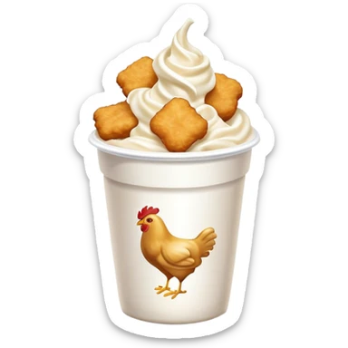 McFlurry and chicken nuggets sticker