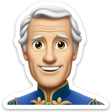 Prince Phillip from sleeping beauty  sticker