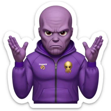 thanos from squid game sticker