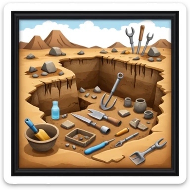 Archaeology = sticker