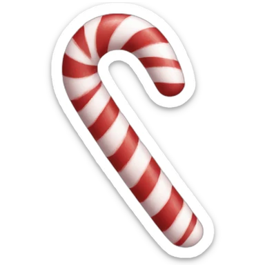 candy cane sticker
