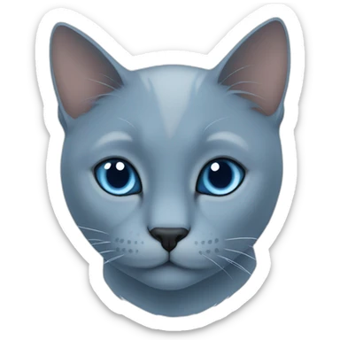 blueCat sticker