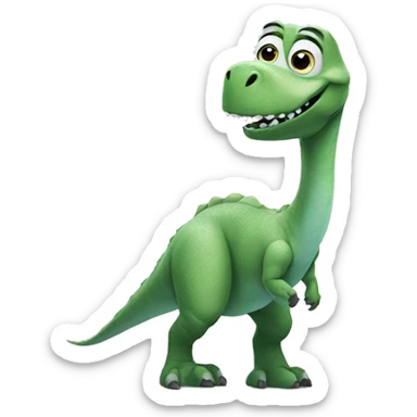 dinosaur olaf from frozen sticker